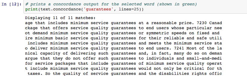 Concordance for ‘guarantees’
